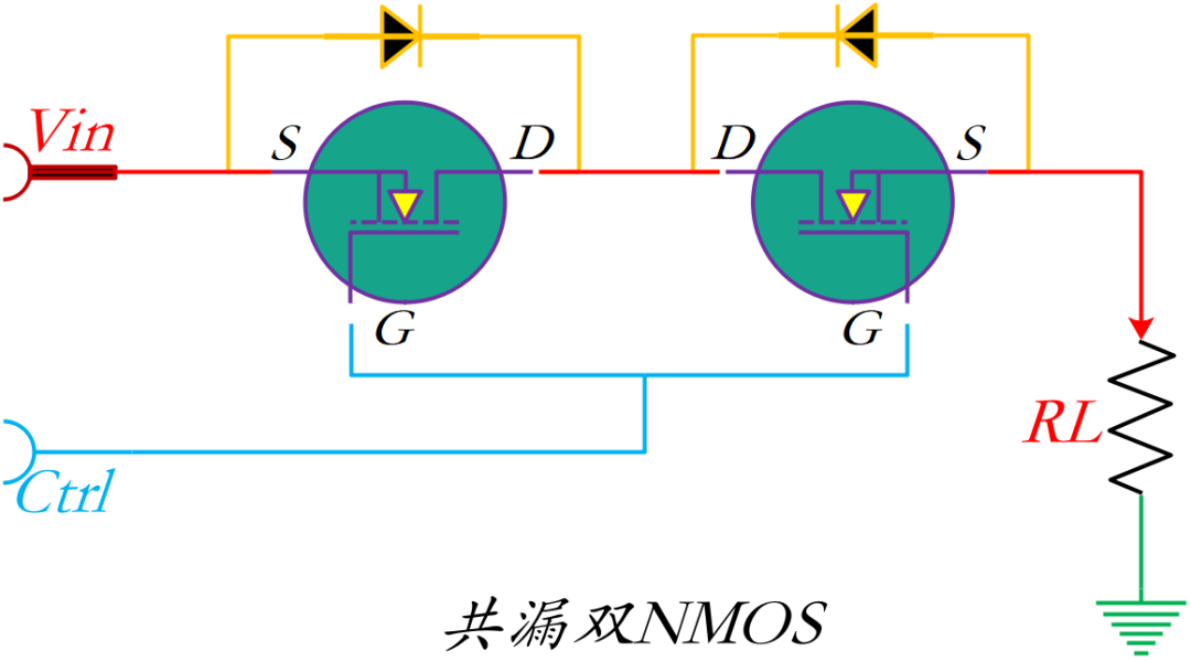 雙MOS設(shè)計分立式負載開關(guān)